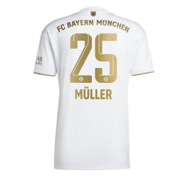 Herren Fußballbekleidung Bayern Munich Thomas Muller #25 Auswärtstrikot 2022-23 Kurzarm